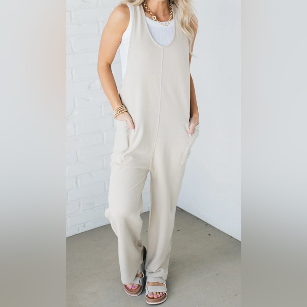 Shauni Mineral Wash Jumpsuit NWOT